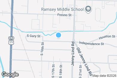 Map image of the property - 1719 Houston St