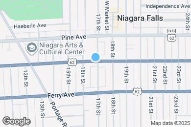 Map image of the property - 1625 Walnut Ave