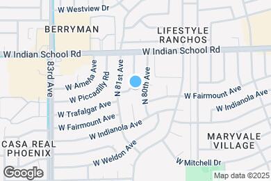 Map image of the property - 4023 N 80th Dr