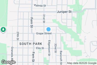 Map image of the property - 3136 Grape St