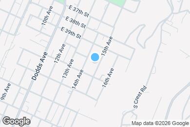 Map image of the property - 4007 15th Ave