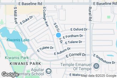Map image of the property - 5424 S El Camino Dr