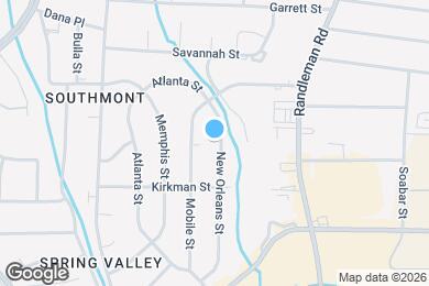 Map image of the property - 2312 New Orleans St