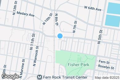 Map image of the property - 6142 North 8th Street