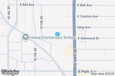 Map image of the property - 2900 SE 10th St