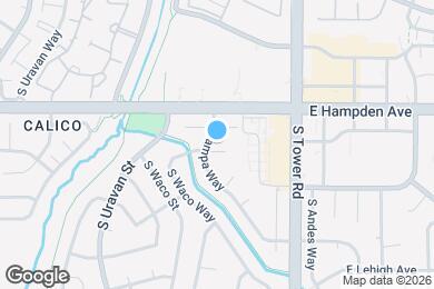 Map image of the property - 18309 E Ithaca Pl