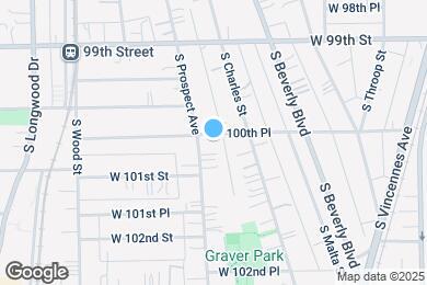 Map image of the property - 1573 W 100th Pl
