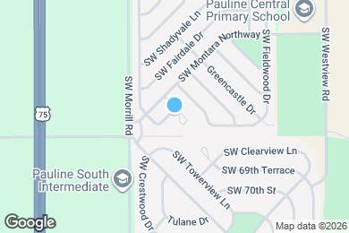 Map image of the property - 6823 SW Knoll Ct