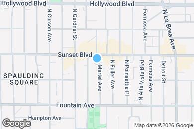 Map image of the property - 1447 N Martel Ave