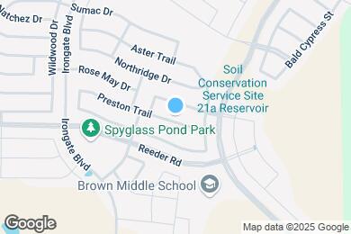 Map image of the property - 2013 Preston Trail