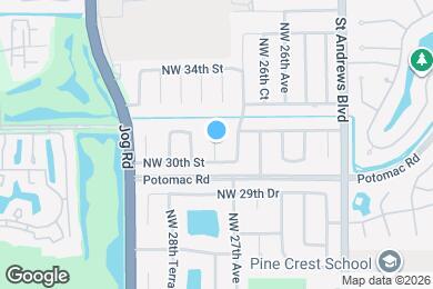 Map image of the property - 3048 NW 27th Ter