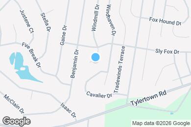 Map image of the property - 3707 Windmill Court