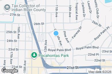 Map image of the property - 2441 Granada Ave