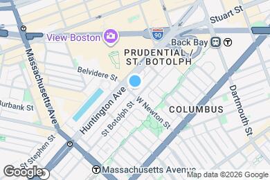 Map image of the property - 261 W Newton St