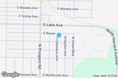 Map image of the property - 4204 N Columbus Ave