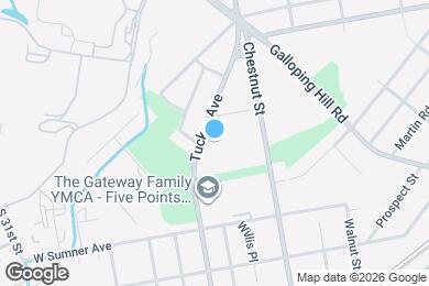 Map image of the property - 301 Tucker Ave