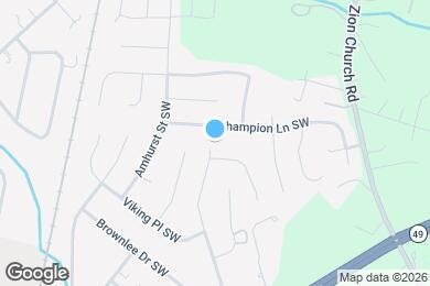 Map image of the property - 410 Queens Dr SW