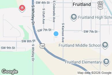 Map image of the property - 732 S Colorado Ave
