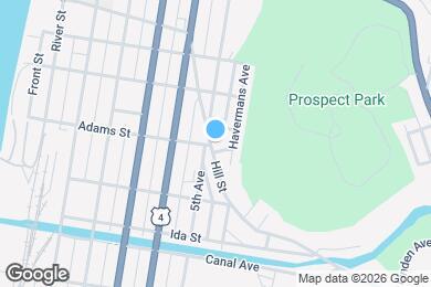 Map image of the property - 78 Hill St