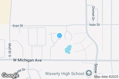 Map image of the property - Delta Square Apartments - Lansing, MI