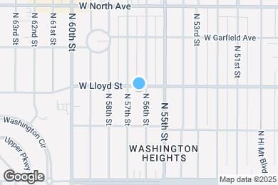 Map image of the property - 5613 W Lloyd St