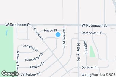 Map image of the property - 1031 Carlisle Cir
