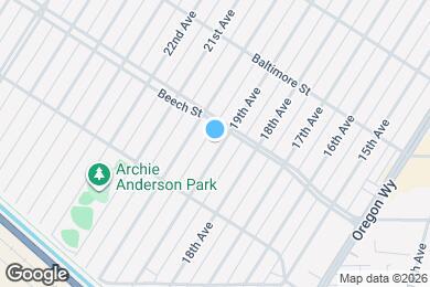 Map image of the property - 357 19th Ave