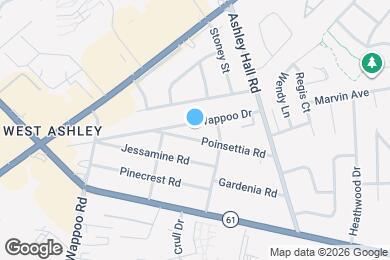 Map image of the property - 1618 Poinsetta Rd