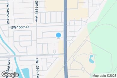 Map image of the property - 13750 SW 157th Terrace