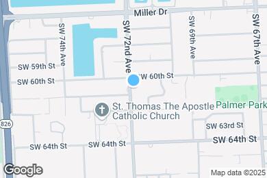 Map image of the property - 6025 SW 72nd Ave