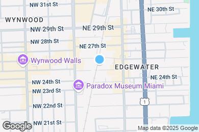 Map image of the property - 105 NE 25th St