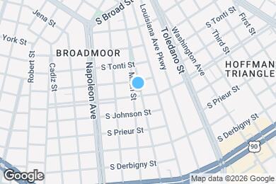 Map image of the property - 4101 S Galvez St