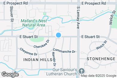 Map image of the property - 925 Cheyenne Dr