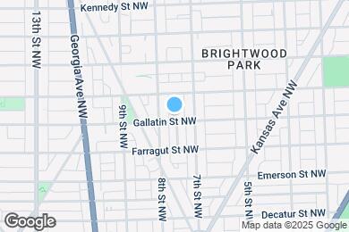 Map image of the property - 723 Gallatin St NW