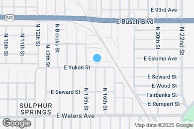 Map image of the property - 1509 E Eskimo Ave