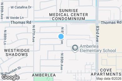 Map image of the property - 8505 W Windsor Ave