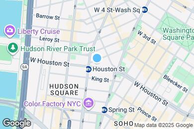 Map image of the property - 220 W Houston St