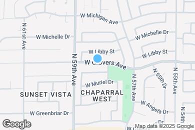 Map image of the property - 5819 W Grovers Ave