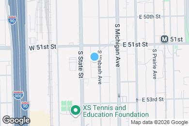Map image of the property - 5138 S Wabash Ave