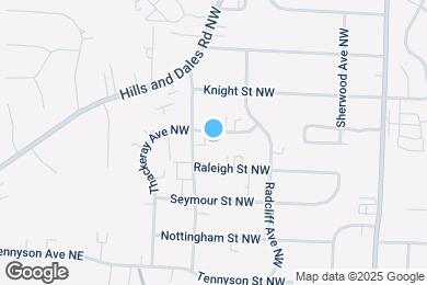 Map image of the property - 2934 Thackeray Ave NW