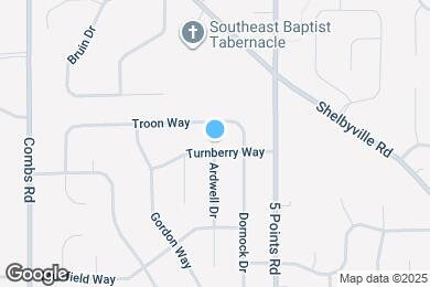 Map image of the property - 6834 Turnberry Way