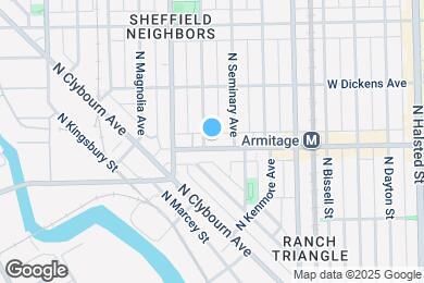 Map image of the property - 1132 W Armitage Ave