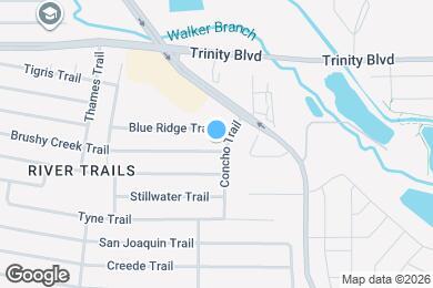 Map image of the property - 9097 Brushy Creek Trail