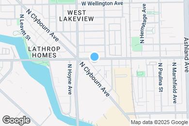 Map image of the property - 1937 W Diversey Pkwy