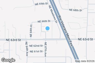 Map image of the property - 6405 NE 87th Ave