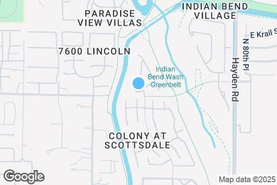 Map image of the property - 7800 E Lincoln Dr