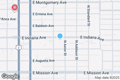 Map image of the property - 320 E Indiana Ave