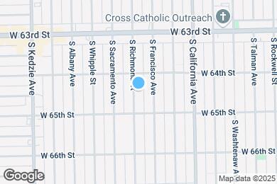 Map image of the property - 6429 S Richmond St