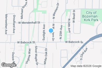 Map image of the property - 7 S Western Dr