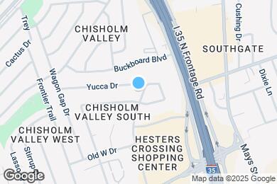 Map image of the property - 1802 Rawhide Dr